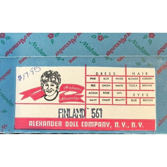 Madam Alexander 8 In. Doll Finland #561 - Picture 2 of 2